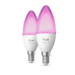 Philips Hue E14 3.7W RGBW B39 candle 2-pack