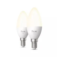 Philips Hue E14 3.7W White Light (2700 K) B39 2-pack candle