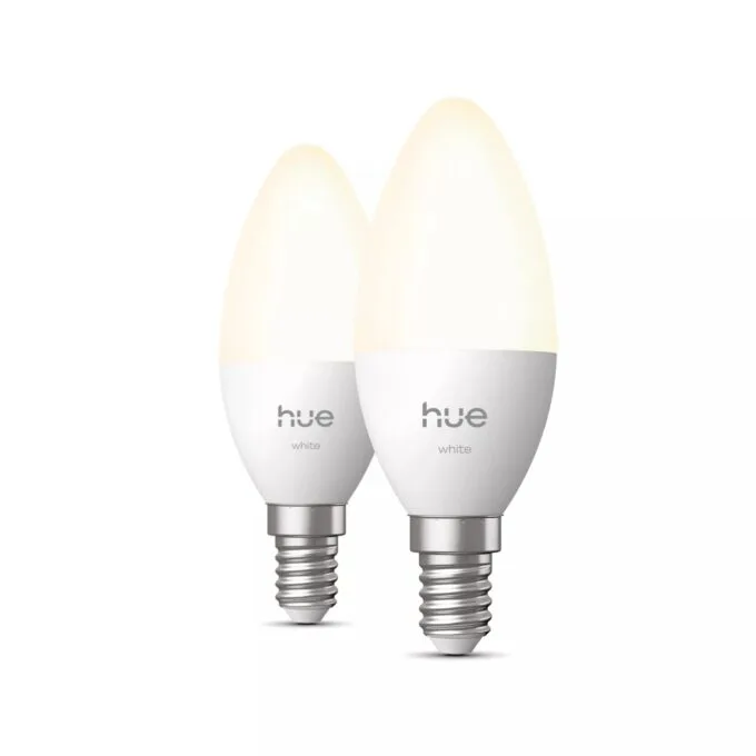Philips Hue E14 3.7W White Light (2700 K) B39 2-pack candle — image 1