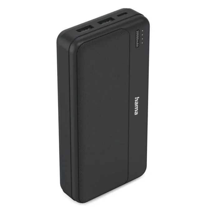Hama Power Pack Pocket 20 20000 mAh 2X USB-A anthracite — image 4