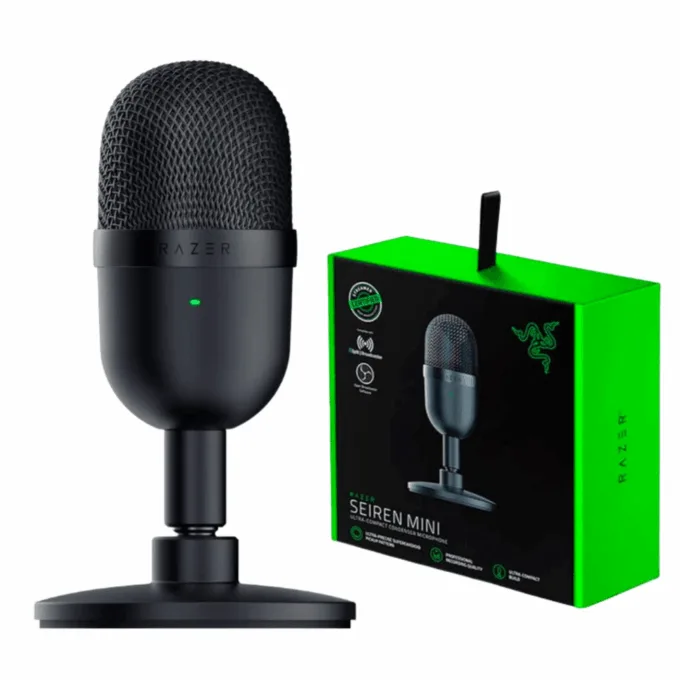 Razer Seiren Mini - Ultra-Compact Condenser USB Microphone - 8886419377856 — image 1