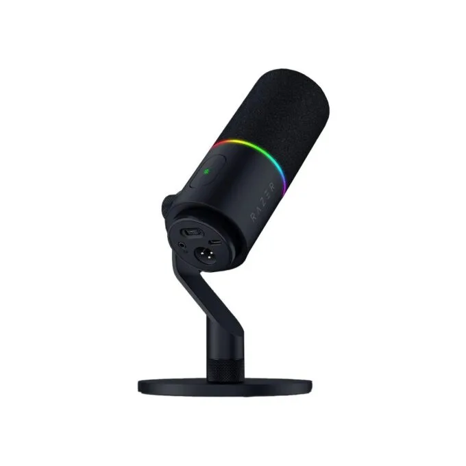 Razer SEIREN V3 PRO Black - 32Bit USB/XLR RGB Dynamic Microphone - Pop Filter - Shock Absorber — image 1