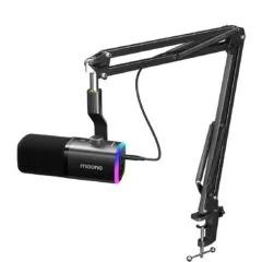Maono Microphone Boom Arm Dynamic USB & XLR PD100XS Black