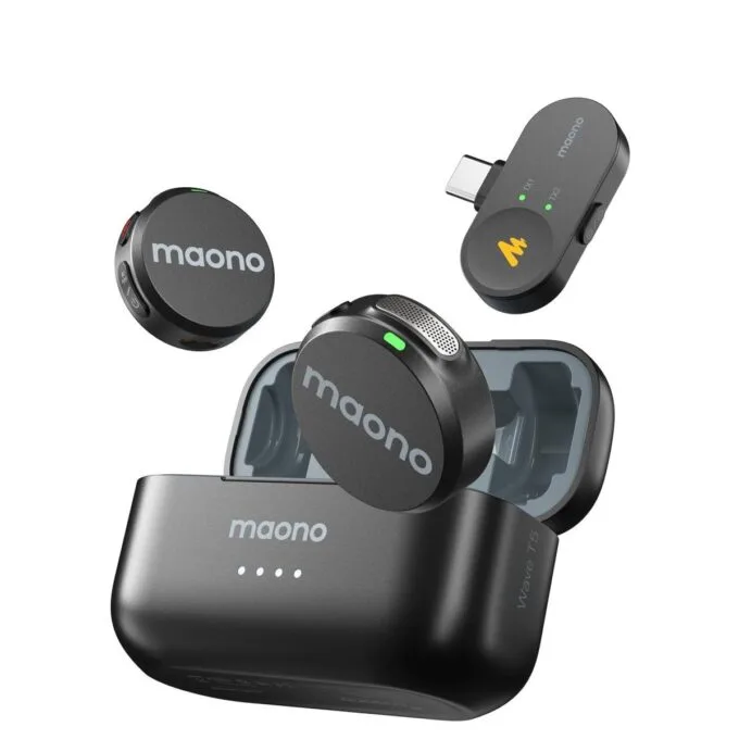 Maono Microphone Lavalier USB-C Receiver & 2 x Transmitters (Magnetic) WAVE T5 — image 1