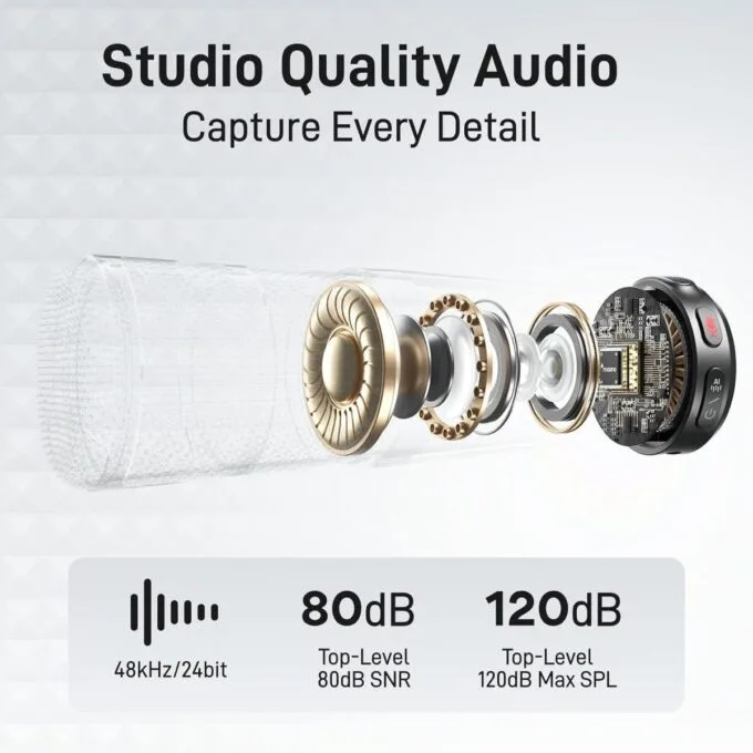 Maono Microphone Lavalier USB-C Receiver & 2 x Transmitters (Magnetic) WAVE T5 — image 2