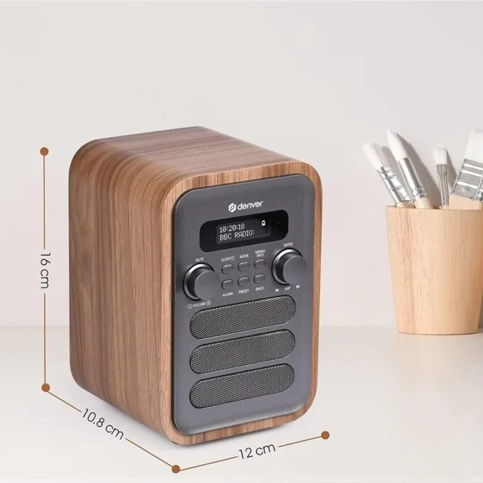 Denver Radio  DAB+/FM BT DAB-48GR Grey — image 2