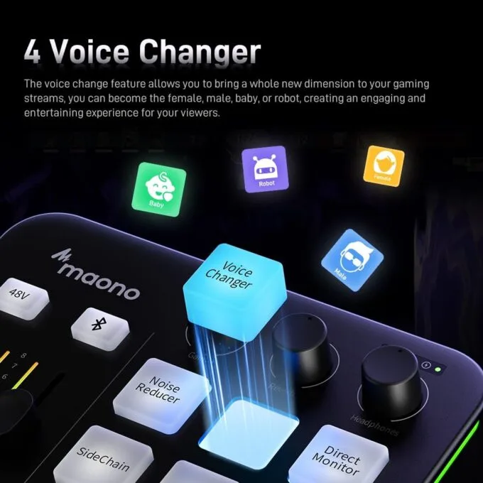 Maono Streaming Audio Mixer Console for Gaming & Podcasting G1 NEO — image 3