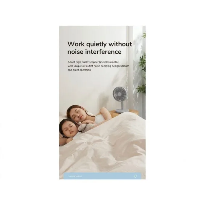 Jisulife TABLE FAN 7 Extendable & Rotating Desktop Fan — image 4