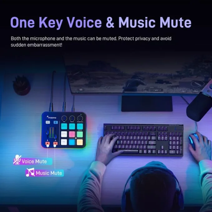Maono Streaming Audio Mixer Console for Gaming & Podcasting G1 NEO — image 5