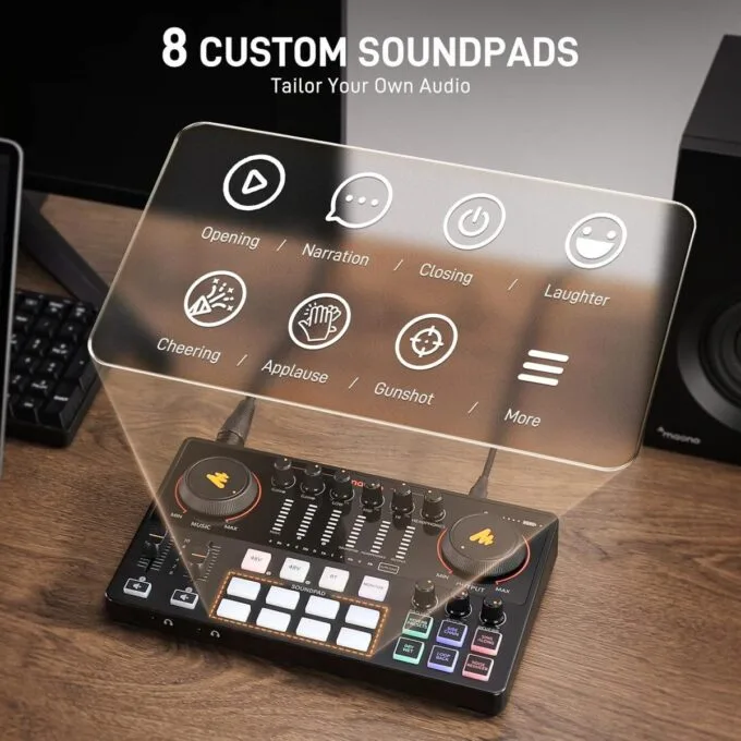Maono Streaming Audio Mixer Console for Podcasting E2 Gen2 — image 5