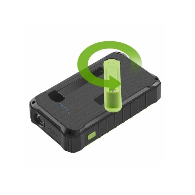 Denver Powerbank  10000mAh Solar Hand Crank  PSO-10012 — image 3
