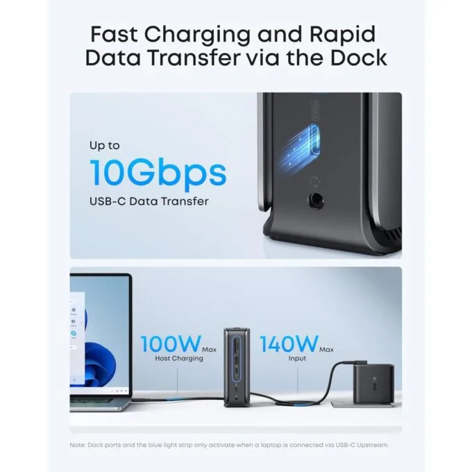 Anker Work Docking Station PRIME 13-in-1 Triple Display Built-In Removable Hub 100W Max PD — image 10