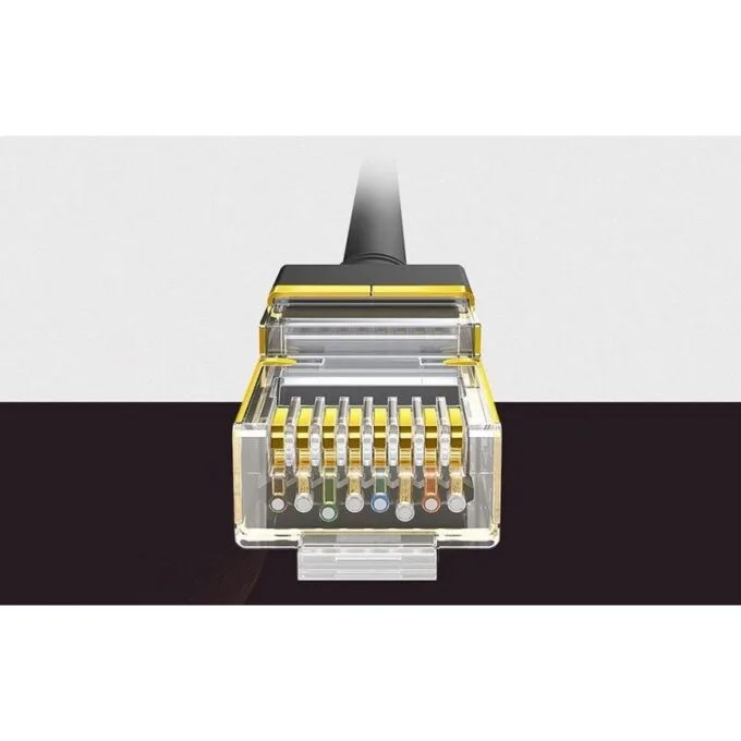 Ugreen NW107 Ethernet RJ45, Cat.7, STP, 5m czarny — image 1