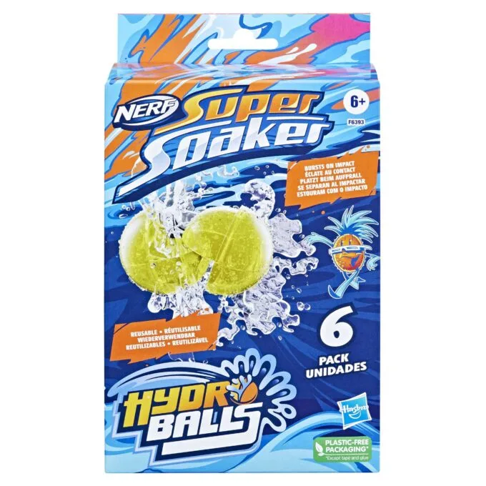 Hasbro Nerf Super Soaker Hydro Balls 6 Pack Water Toys — image 3