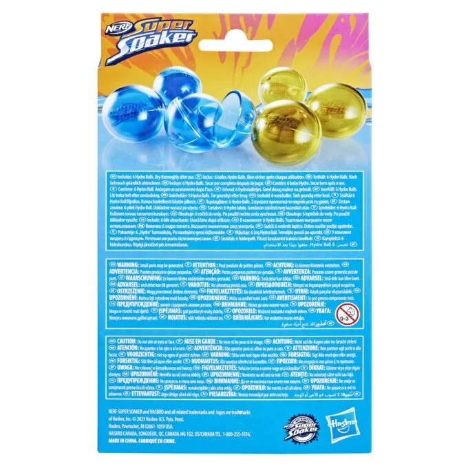 Hasbro Nerf Super Soaker Hydro Balls 6 Pack Water Toys — image 4