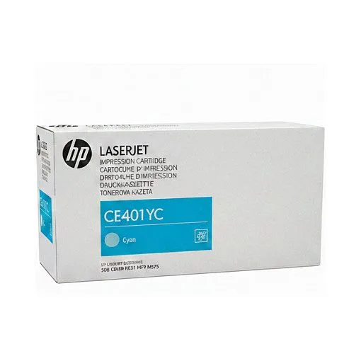 HP #507A CE401YC cyan - Contract — image 1
