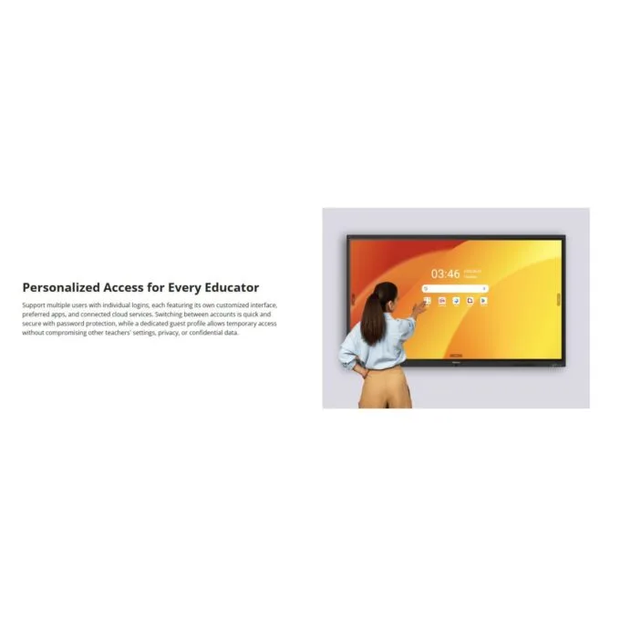 Viewsonic Viewboard Interactive Display Whiteboard 98" 4K Android EDLA 64-Point Touch 2.1 Speakers 8 Mic Array IFP9841-1-1C — image 10