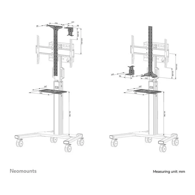 Neomounts AFLS-825BL1 TV mount accessory — image 14