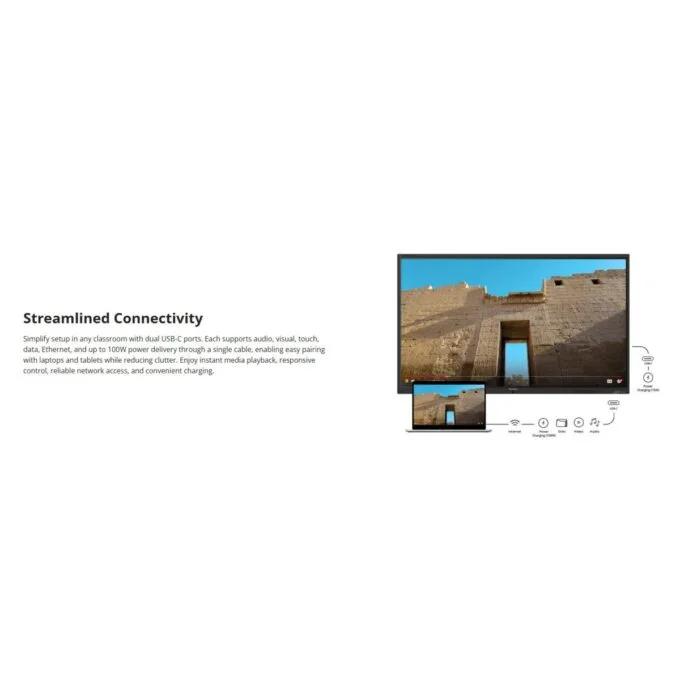 Viewsonic Viewboard Interactive Display Whiteboard 98" 4K Android EDLA 64-Point Touch 2.1 Speakers 8 Mic Array IFP9841-1-1C — image 11