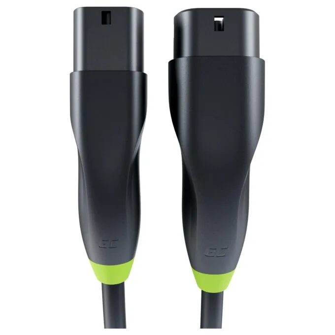Green Cell Elektroauto Ladekabel/electric car charging cable Typ 2 22KW 32A 5m Black — image 11