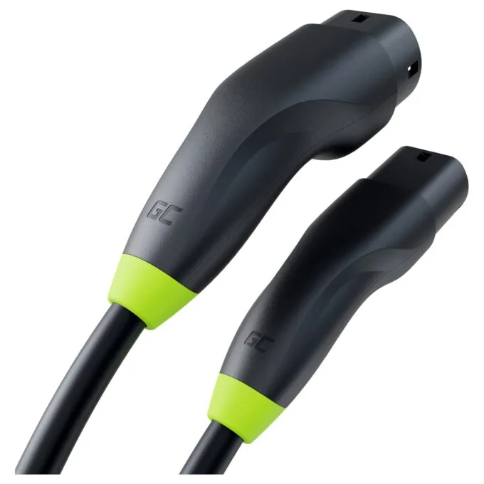 Green Cell Elektroauto Ladekabel/electric car charging cable Typ 2 22KW 32A 5m Black — image 12