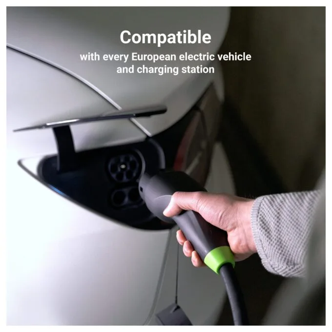 Green Cell Elektroauto Ladekabel/electric car charging cable Typ 2 22KW 32A 5m Black — image 18
