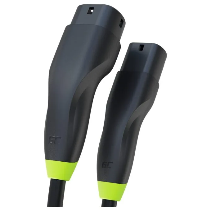 Green Cell Elektroauto Ladekabel/electric car charging cable Typ 2 22KW 32A 5m Black — image 9
