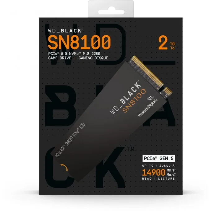 M.2 2TB WD Black SN8100 NVMe PCIe 4.0 x 4 retail — image 5