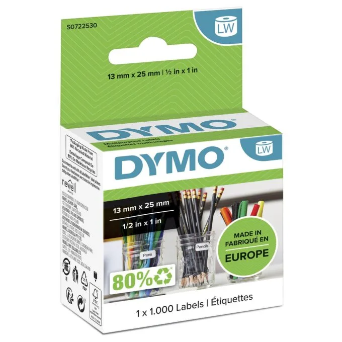 DYMO LW - Multi-Purpose Labels - 13 x 25 mm - S0722530 — image 1