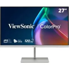 Viewsonic Monitor VP 27'' 2K QHD IPS 120Hz Full Ergonomic USB Hub HDMI USB-C PD VP2766-2K White