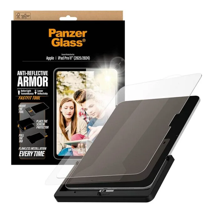 PanzerGlass ® Anti-Reflective Armor Screen Protector iPad Pro 11" (2024-2025) | Ultra-Wide Fit w. FASTFIT TOOL — image 5