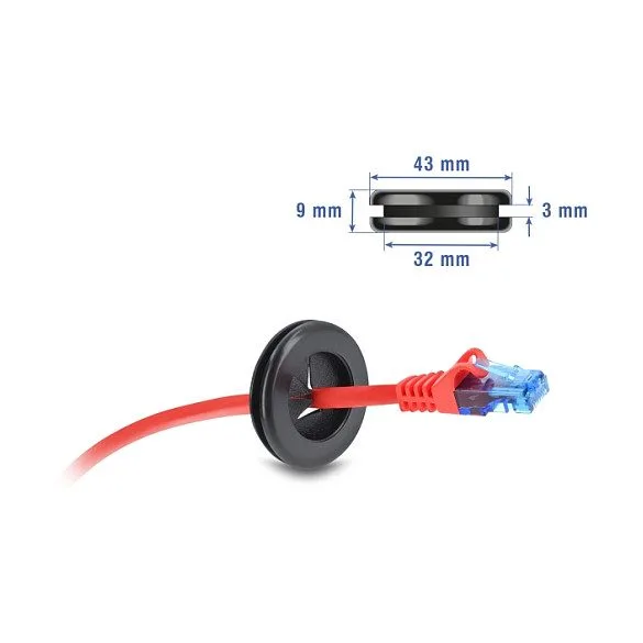 DeLOCK 67330 cable grommet — image 3