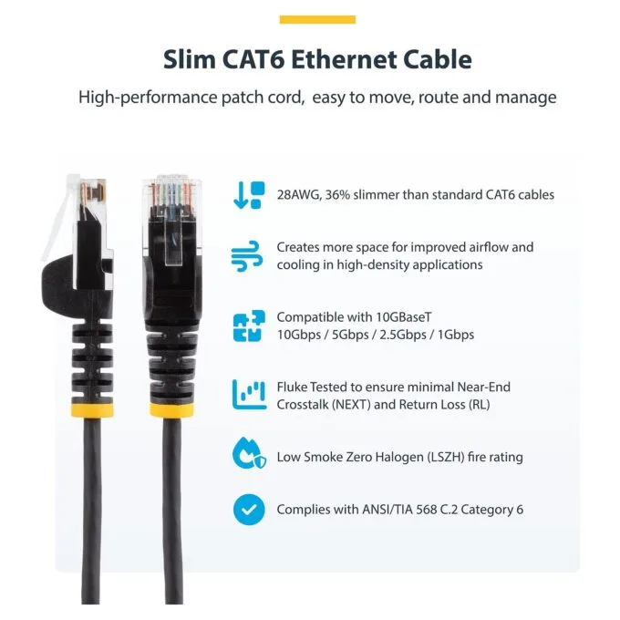 StarTech.com N6PAT25CMBKS networking cable — image 6