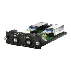 Interface card for M4350-16M4V with 2x Neutrik opticalCON QUAD connectors for 4x SMF transceivers