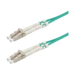 ROLINE Fibre Optic Jumper Cable, 50/125µm, LC/LC, OM3, turquoise 3 m InfiniBand/fibre optic cable