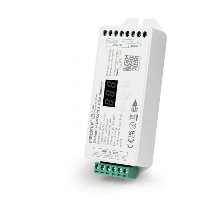 LED DMX 2-Kanal LED Controller DMX-Serie *Milight/Miboxer* — image 1