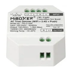 LED Dimmer Controller AC TRIAC WiFi+2,4G+Push *Milight/Miboxer*