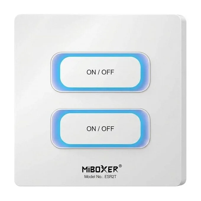 LED Fernbedienung 2 Gang Panel 2,4GHz Bewegungssensor + Dimm *Milight/Miboxer* (w) — image 1