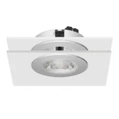 Synergy 21 LED Deckeneinbauspot Helios silber, rund, neutralweiß
