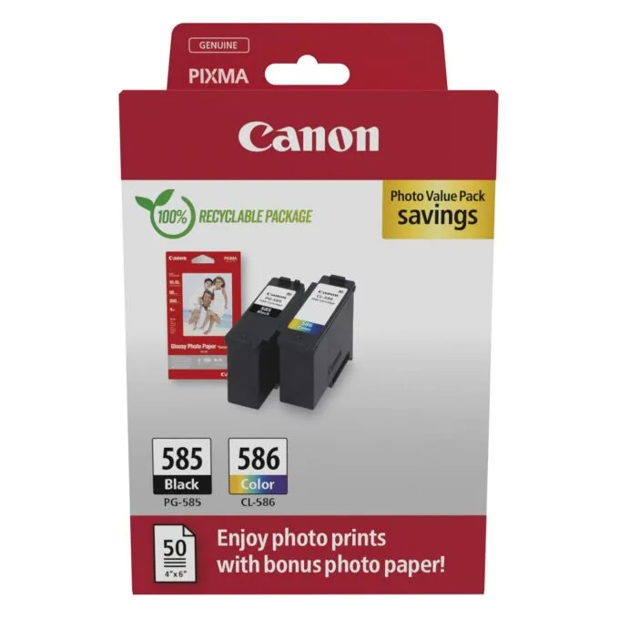 Canon PG-585/CL-586 PVP ink cartridge — image 1