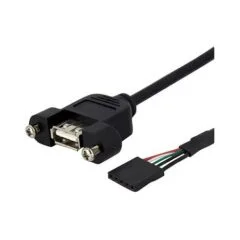 StarTech.com 30 cm Inbouwpaneel USB Kabel - USB A naar Moederbord Aansluitkabel F/F USB cable