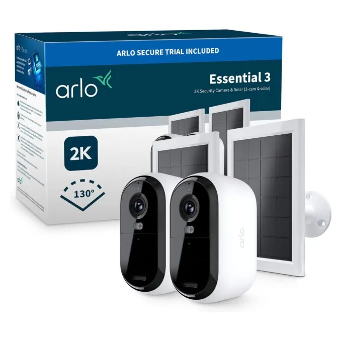 Arlo Essential 3 2K Security Camera & Solar Panel — image 2