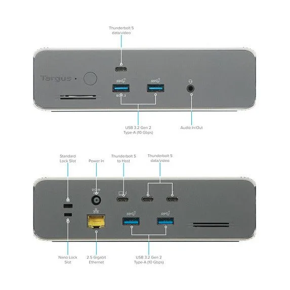 Targus DOCK230EUZ laptop dock/port replicator — image 3