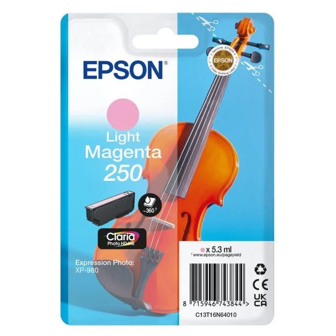 Epson 250 Violin Claria Photo HD ink cartridge — image 1