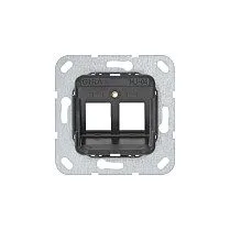 GIRA 560400 Modular Jack 4 2fach Tragring