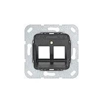 GIRA 560200 Modular Jack 2 2fach Tragring