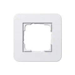 GIRA 0211410 Abdeckrahmen 1f E3 Reinweiß/Reinweiß