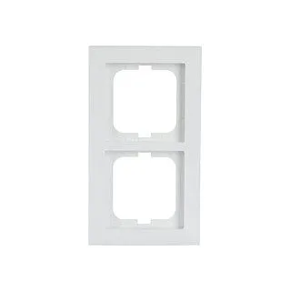 BUSCH JAEGER 1722-284 Abdeckrahmen 2f Busch-axcent studioweiß — image 1