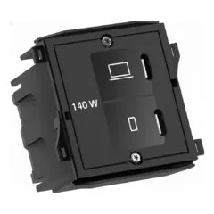 BACHMANN Custom Modul USB C/C/C Charger, mit Netzteil