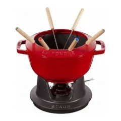 Staub La Fondue 18 cm kirschrot, Gusseisen